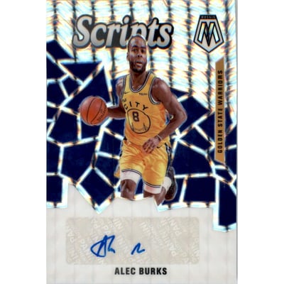 2019-20 Panini Mosaic Scripts #57 Alec Burks