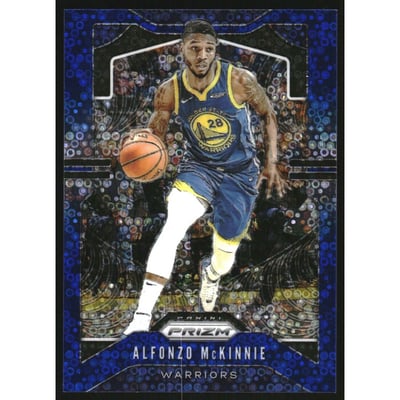 2019-20 Panini Prizm Prizms Fast Break Blue #106 Alfonzo McKinnie