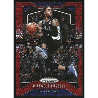 2019-20 Panini Prizm Prizms Fast Break Red #204 D'Angelo Russell