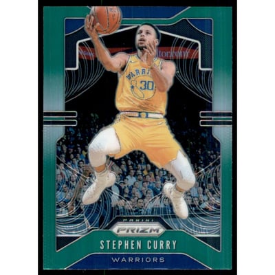 2019-20 Panini Prizm Prizms Green #98 Stephen Curry