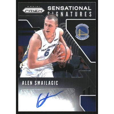 2019-20 Panini Prizm Sensational Signatures #66 Alen Smailagic