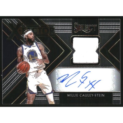 2019-20 Select X Factor Memorabilia Signatures #20 Willie Cauley-Stein