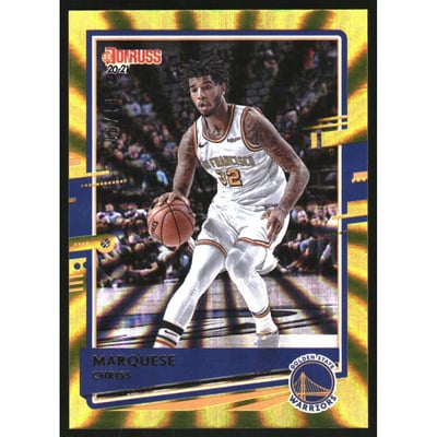2020-21 Donruss Holo Gold Laser #142 Marquese Chriss