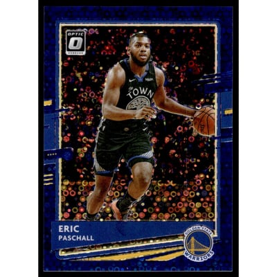2020-21 Donruss Optic Fast Break Blue #46 Eric Paschall