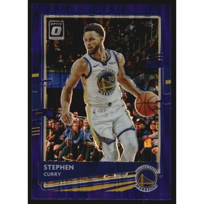 2020-21 Donruss Optic Purple Shock #17 Stephen Curry