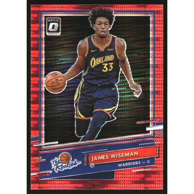 2020-21 Donruss Optic The Rookies Red Pulsar #2 James Wiseman