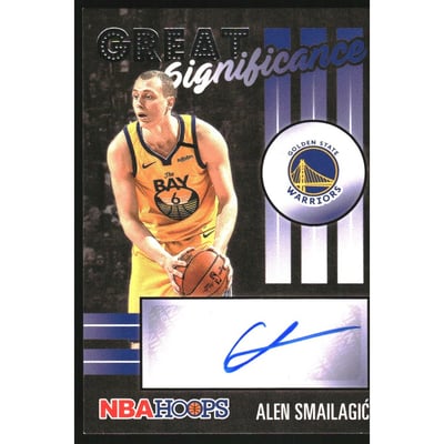 2020-21 Hoops Great SIGnificance #6 Alen Smailagic