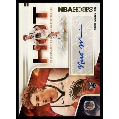 2020-21 Hoops Hot Signatures Rookies #19 Nico Mannion