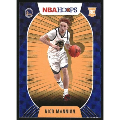 2020-21 Hoops Hyper Blue #248 Nico Mannion