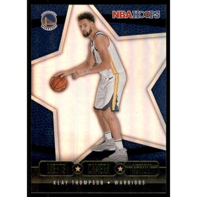 2020-21 Hoops Lights Camera Action Holo #27 Klay Thompson