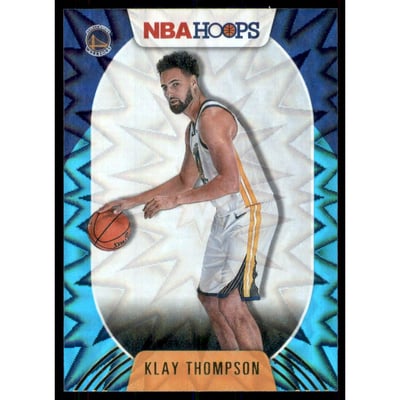 2020-21 Hoops Teal Explosion #77 Klay Thompson