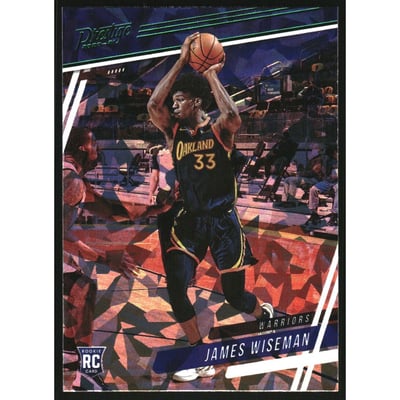 2020-21 Panini Chronicles Green Ice #52 James Wiseman/Prestige