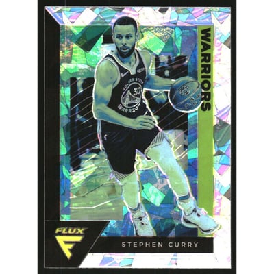2020-21 Panini Flux Fanatics Factory Cracked Ice #55 Stephen Curry
