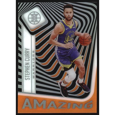 2020-21 Panini Illusions Amazing Orange #13 Stephen Curry