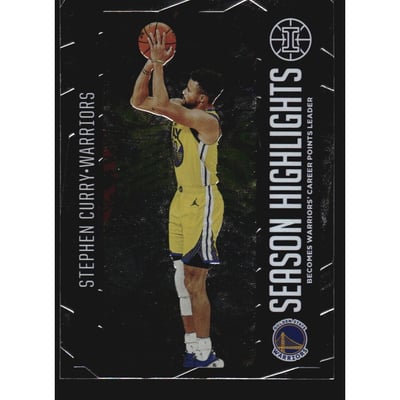 2020-21 Panini Illusions Season Highlights #3 Stephen Curry