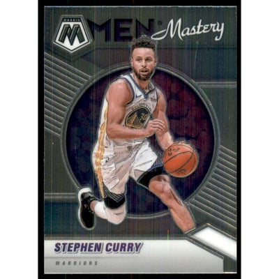 2020-21 Panini Mosaic Men of Mastery #16 Stephen Curry