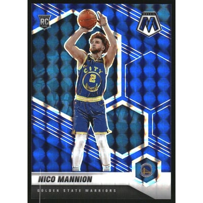 2020-21 Panini Mosaic Mosaic Blue #229 Nico Mannion