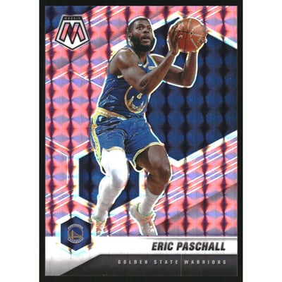 2020-21 Panini Mosaic Mosaic Purple #149 Eric Paschall