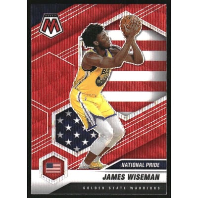 2020-21 Panini Mosaic Mosaic Red Wave #260 James Wiseman