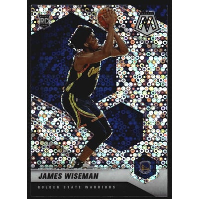 2020-21 Panini Mosaic Rookie Variations Fast Break #205 James Wiseman