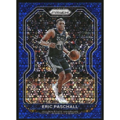 2020-21 Panini Prizm Prizms Fast Break Blue #71 Eric Paschall