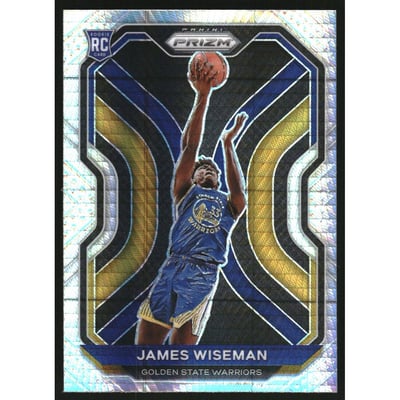 2020-21 Panini Prizm Prizms Hyper #268 James Wiseman