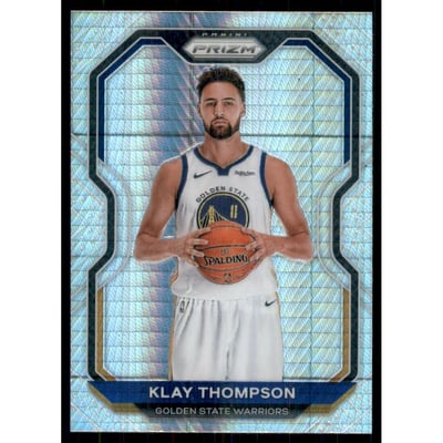 2020-21 Panini Prizm Prizms Hyper #87 Klay Thompson