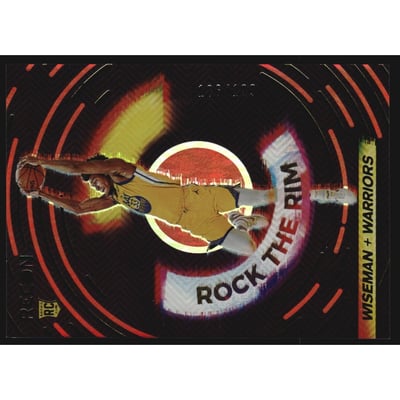2020-21 Panini Recon Rock the Rim Red #24 James Wiseman