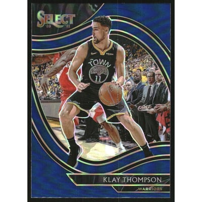 2020-21 Select Prizms Blue #243 Klay Thompson