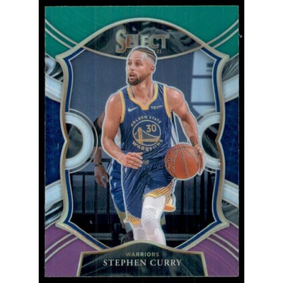2020-21 Select Prizms Green White Purple #57 Stephen Curry