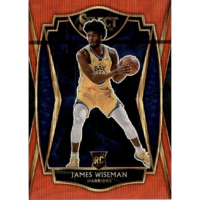 2020-21 Select Prizms Red Wave #184 James Wiseman