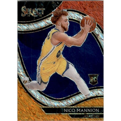 2020-21 Select Prizms Red White Orange Shimmer #261 Nico Mannion