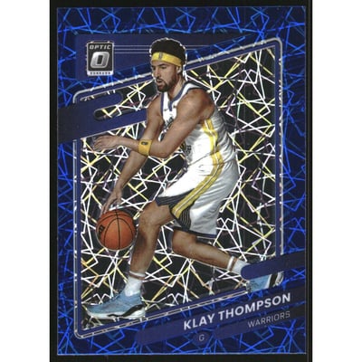 2021-22 Donruss Optic Blue Velocity #124 Klay Thompson