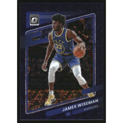 2021-22 Donruss Optic Fast Break Purple #135 James Wiseman