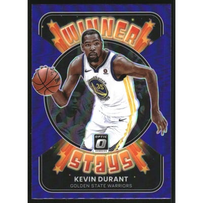 2021-22 Donruss Optic Winner Stays Purple #17 Kevin Durant