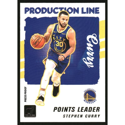 2021-22 Donruss Production Line Press Proof #2 Stephen Curry