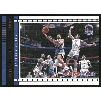 2021-22 Hoops Lights Camera Action Holo #20 Stephen Curry