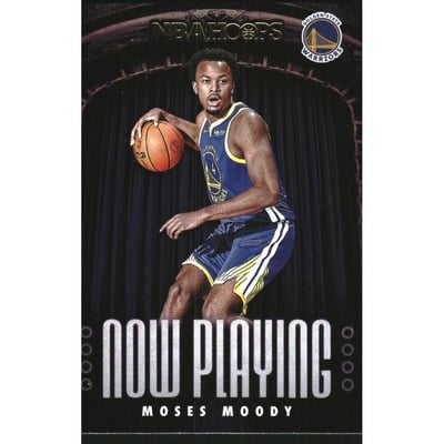 2021-22 Hoops Now Playing Holo #14 Moses Moody
