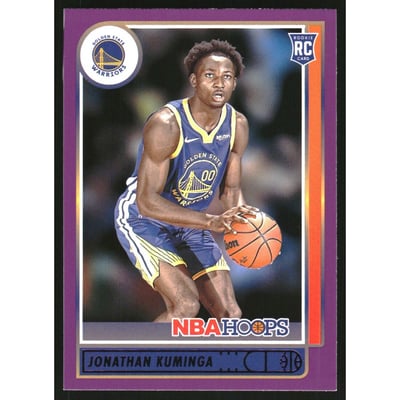 2021-22 Hoops Purple #219 Jonathan Kuminga