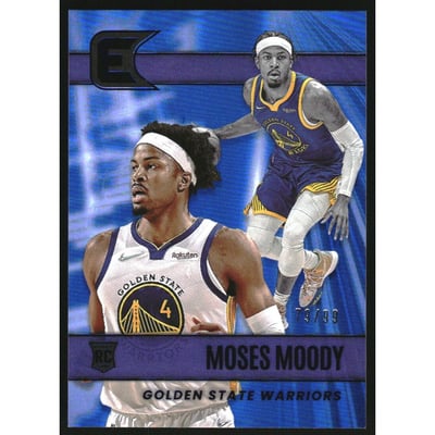 2021-22 Panini Chronicles Blue #319 Moses Moody/Essentials
