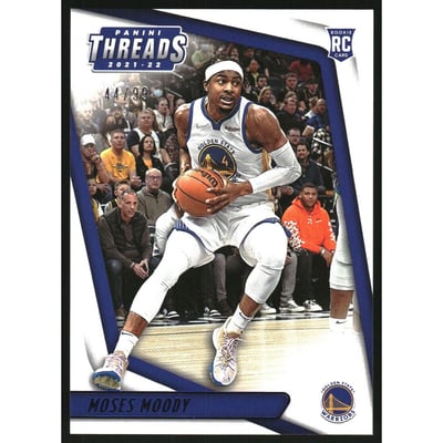 2021-22 Panini Chronicles Blue #85 Moses Moody/Threads