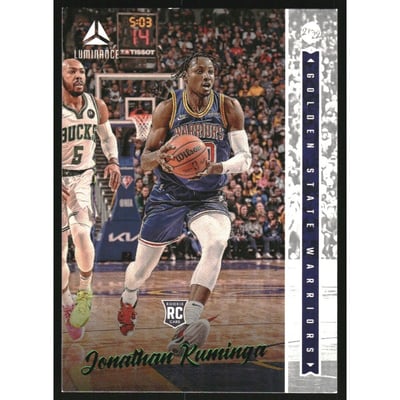 2021-22 Panini Chronicles Green #246 Jonathan Kuminga/Luminance