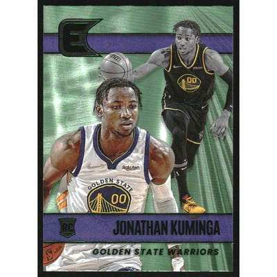 2021-22 Panini Chronicles Green #329 Jonathan Kuminga/Essentials