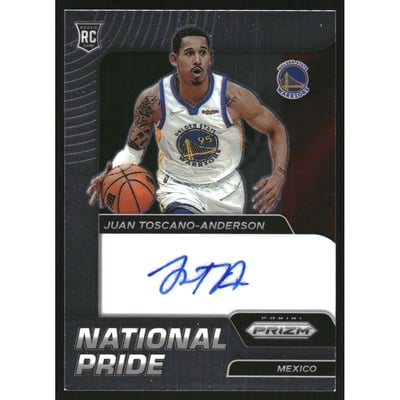 2021-22 Panini Chronicles Prizm National Pride Signatures #3 Juan Toscano-Anderson/149