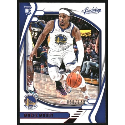 2021-22 Panini Chronicles Red #222 Moses Moody/Absolute