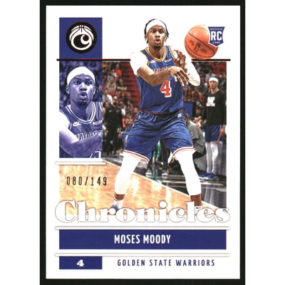 2021-22 Panini Chronicles Red #30 Moses Moody