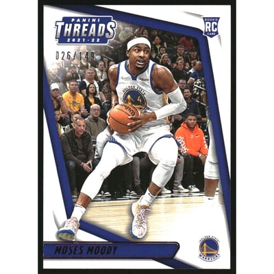 2021-22 Panini Chronicles Red #85 Moses Moody/Threads