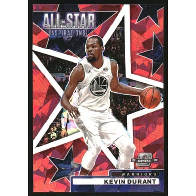 2021-22 Panini Contenders Optic All Star Aspirations Red Cracked Ice #16 Kevin Durant