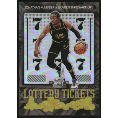 2021-22 Panini Contenders Optic Lottery Ticket #7 Jonathan Kuminga