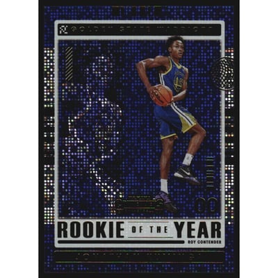 2021-22 Panini Contenders Rookie of the Year Contenders #7 Jonathan Kuminga